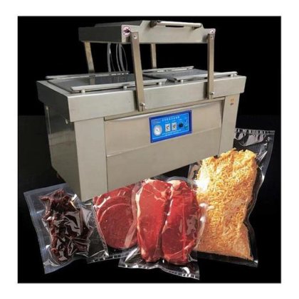 高品质双室真空包装机操作简便多功能水果蔬菜海鲜肉类