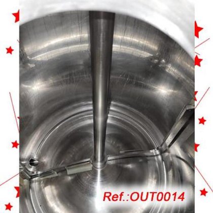 液体制造反应器 - 约 300 升凝胶体