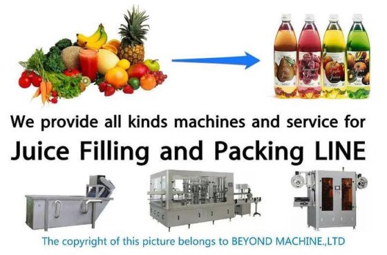 用于玻璃瓶的高效果汁饮料灌装和封口机，安全标准高