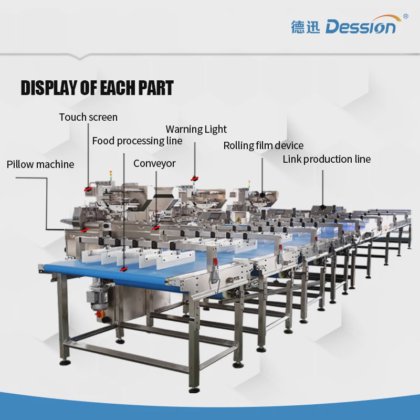 高速方便面给料包装机生产线 蛋糕面包食品包装机械