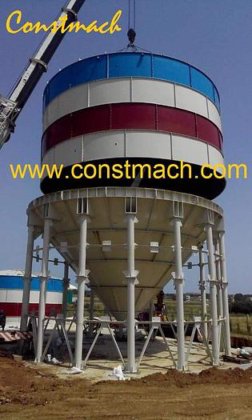 1000 吨容量水泥筒仓