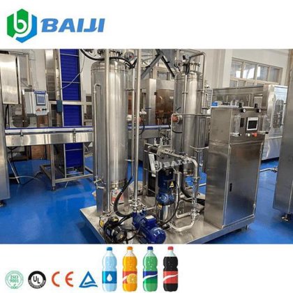 BAIJI 全自动碳酸软饮料二氧化碳制造混合机