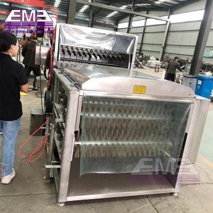 用于家禽屠宰场加工线的全自动鸭禽屠宰场屠宰设备拔鸡机