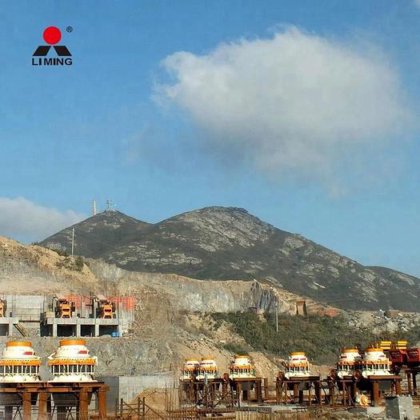 库存全套生产线设备采矿整机工厂石头破碎机