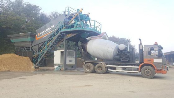 移動式コンクリートバッチングプラント