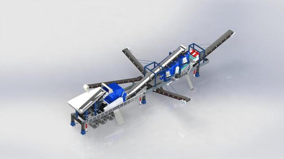 多目的モバイルジョー&インパクトクラッシャー | 一次、二次、三次段階