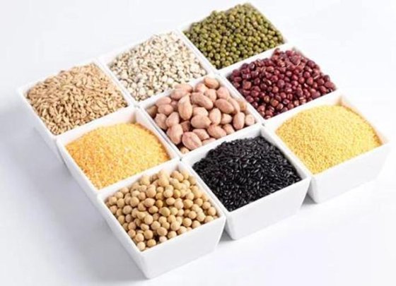 CE 认证半自动称重秤 4 头直线称重器（用于颗粒种子