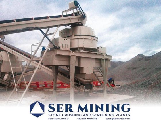 垂直シャフト衝撃破砕-砂のふるい分け