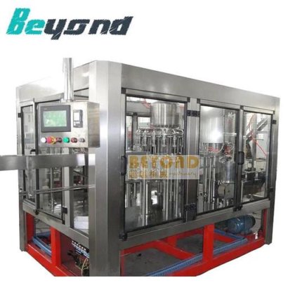 工厂价奶茶全自动果汁清洗灌装旋盖包装机