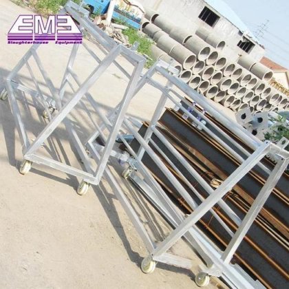 屠宰钩 牛牲畜屠宰设备 牛屠宰场生产线的放血镣屠宰设备