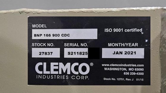 2021 Clemco Zero TUMBLE BARREL