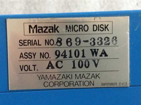 Mazak Micro Disc System-