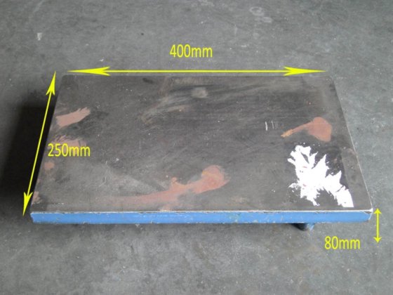 Cast iron surface plates