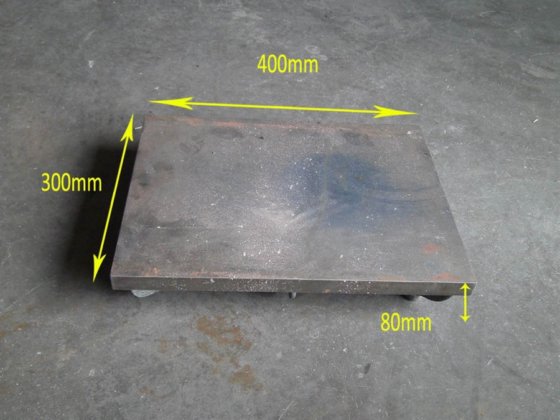 Cast iron surface plates
