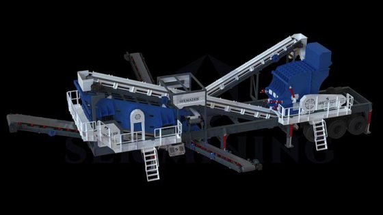 250-300 tph モバイルインパクトクラッシャー – 強力でモバイルな破砕装置