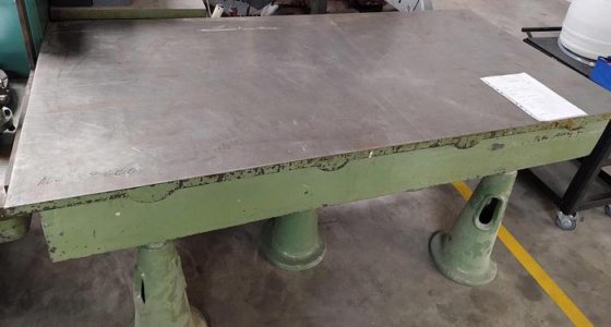 Various marking plates, clamping tables