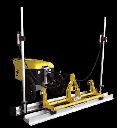 用于智能地板处理的自动激光熨平板