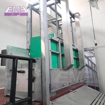 现代设计的清真牛屠宰场敷料线屠宰机械 屠宰场用牛肉屠宰机械