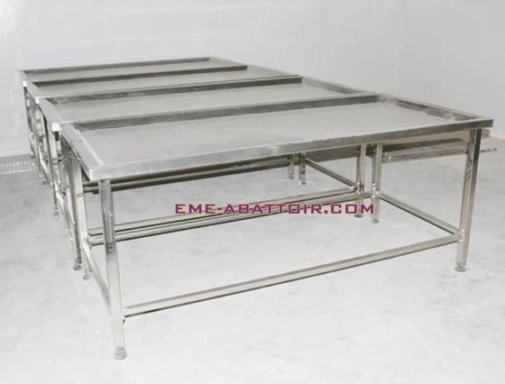 EME 为客户量身定做的绵羊/山羊活体收集和宰杀辊台 用于绵羊屠宰机