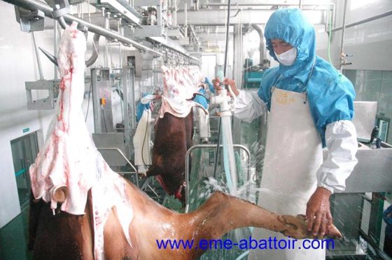智能屠宰解决方案 牛胴体处理 自动输送轨道式屠宰场 自动屠宰设备