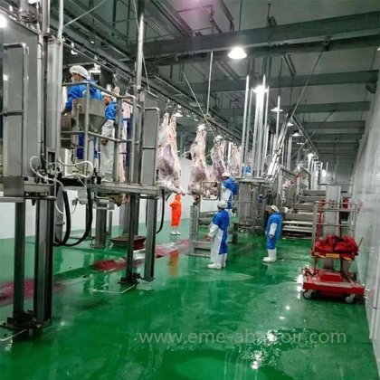 土耳其屠宰场设计布局 牛屠宰设备 牛屠宰场中的输送轨道系统