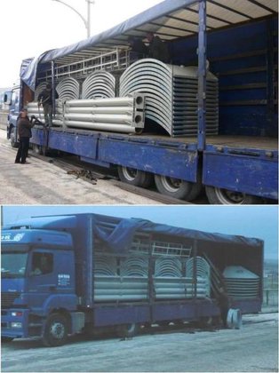 300トン容量ボルト式セメントサイロ