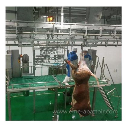牛屠宰机械 牛胴体再悬挂平台 从设计定制