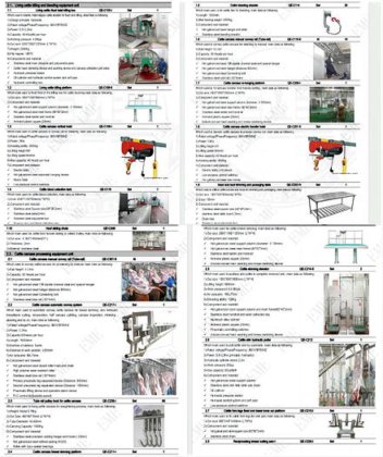 成套牛羊屠宰线设备 小型牛屠宰设备 山羊屠宰设备