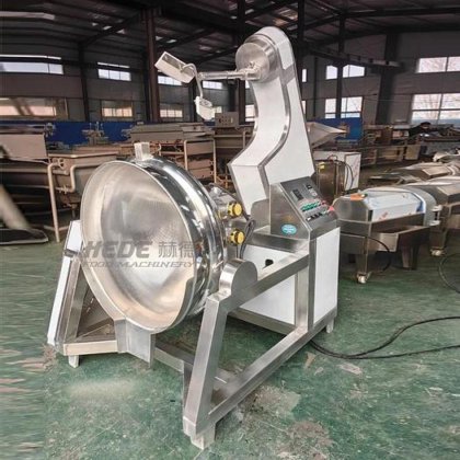 多功能大容量全自动工业燃气烹饪搅拌机烹饪锅带搅拌器制造商