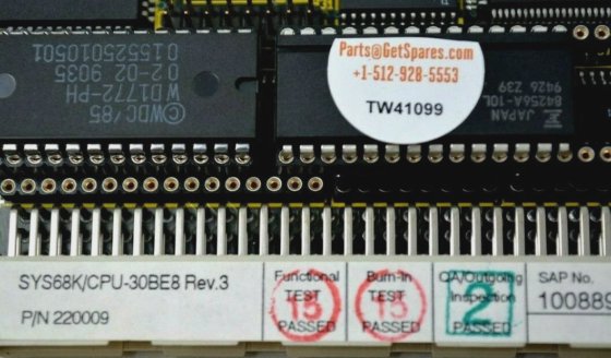 SYS68K/CPU-30BE8 / SINGLE BOARD COMPUTER