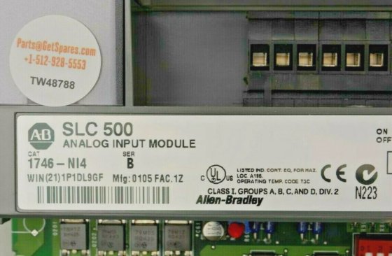 1746-NI4 / SLC 500 ANALOG
