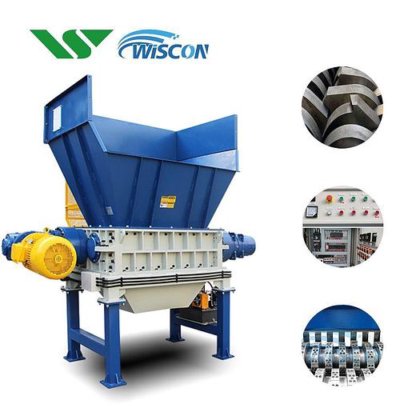 プラスチックパイプシュレッダーマシン ダブルシャフトシュレッダー