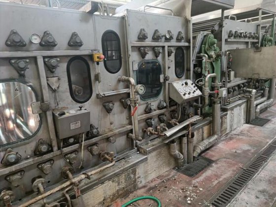 BABCOCK chain mercerizing line with