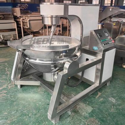 多功能大容量全自动工业燃气烹饪搅拌机烹饪锅带搅拌器制造商