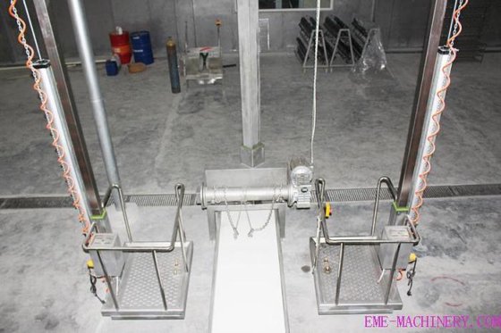 高标准、高质量的牛屠宰场设备 液压式去皮机 用于牛屠宰场设备