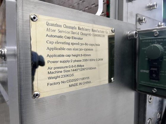 Automatic Cap Elevator