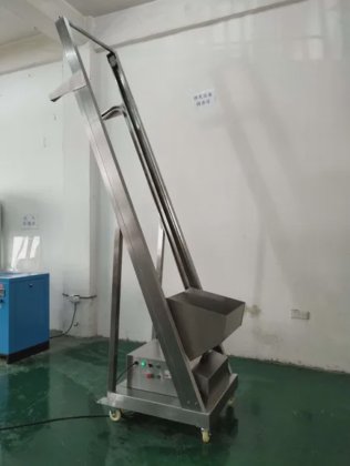 用于小颗粒产品的立式米粒单斗提升机输送机