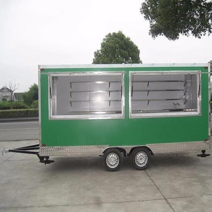 カスタムデザインピザフード、バーベキュー、ホットドッグファーストフードモバイルキッチントレーラー