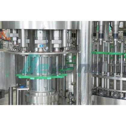 高效全自动矿泉水清洗灌装旋盖包装机