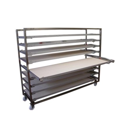 Loader frames rack trolley for baking in Montegrotto Terme, Veneto, Italy
