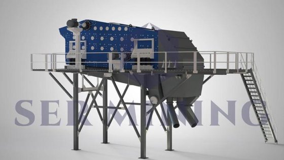 耐久性と信頼性に優れた Sermaden SHVS 水平振動スクリーン (スクリーニングと分類用)