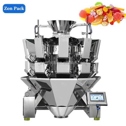 用于香蕉脆片零食的廉价多头秤称重机