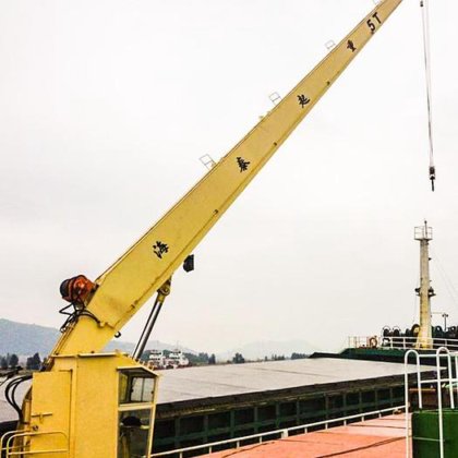 小型500公斤液压臂式装船起重机到岸起重机