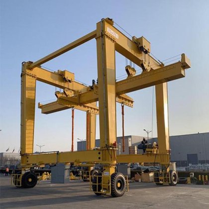 轮胎式龙门起重机 全液压系统价格 Rtgs 码头门式起重机 港口码头