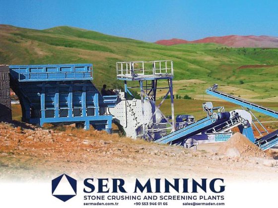 固定衝撃式破砕選別プラント 250tph