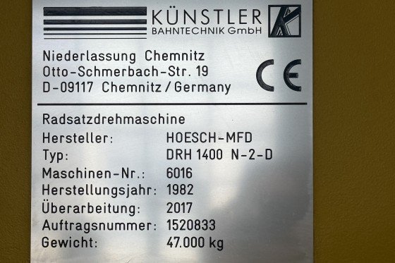 HOESCH MFD - DRH 1400