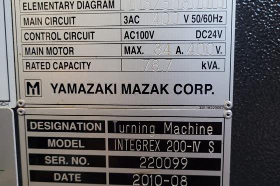 MAZAK - Integrex 200-4 S