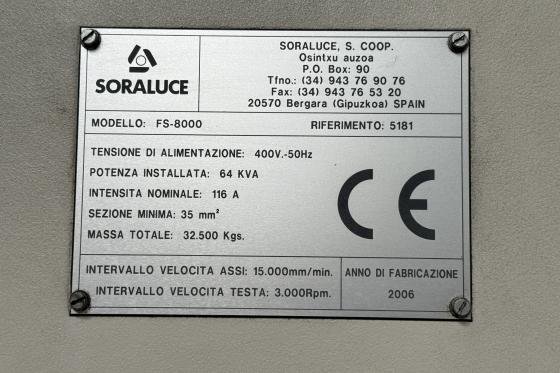 SORALUCE - FS 8000