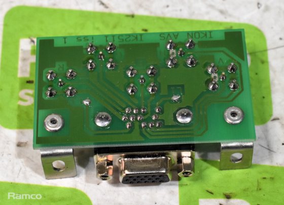 3x VGA to BNC adaptor plates and parts with 2x VGA breakout to Phoenix ...
