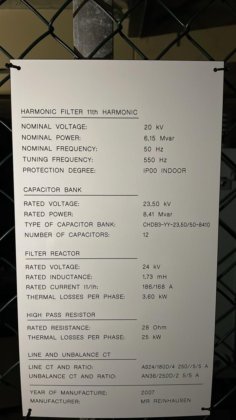 雷因豪森谐波滤波器安装